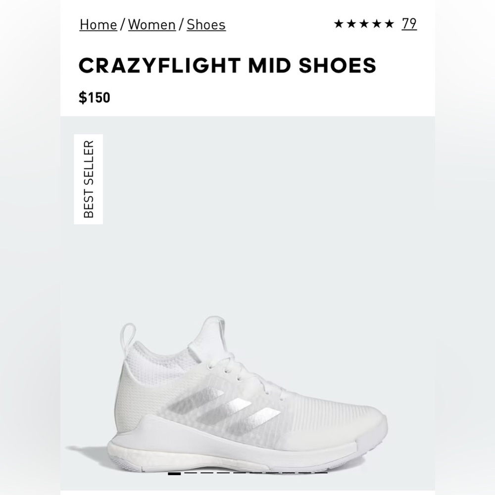 Adidas CrazyFlight Mid Volleyball Shoes